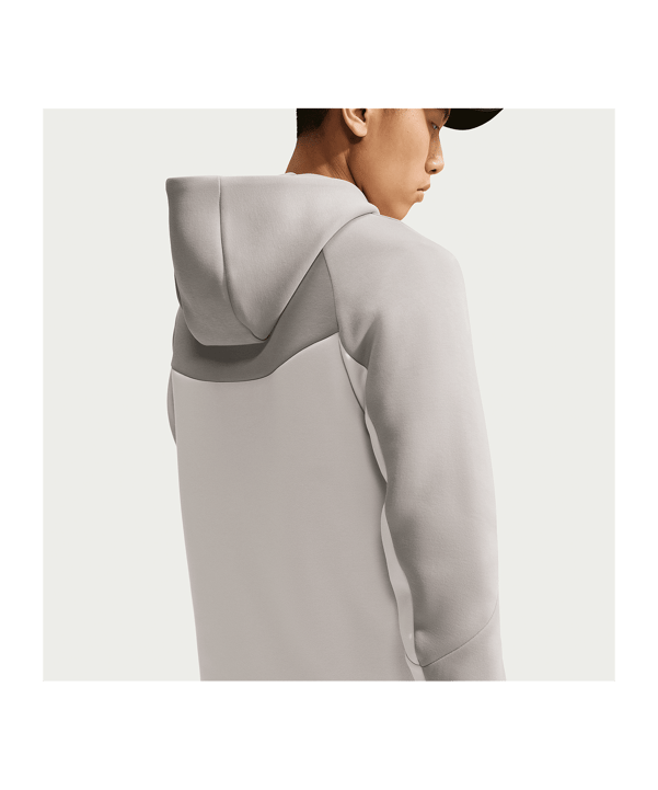 Nike Tech Windrunner Kapuzenjacke Grau - grau