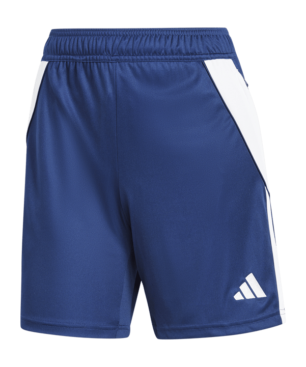 adidas Tiro 24 Training Short Damen Blau Weiss - blau