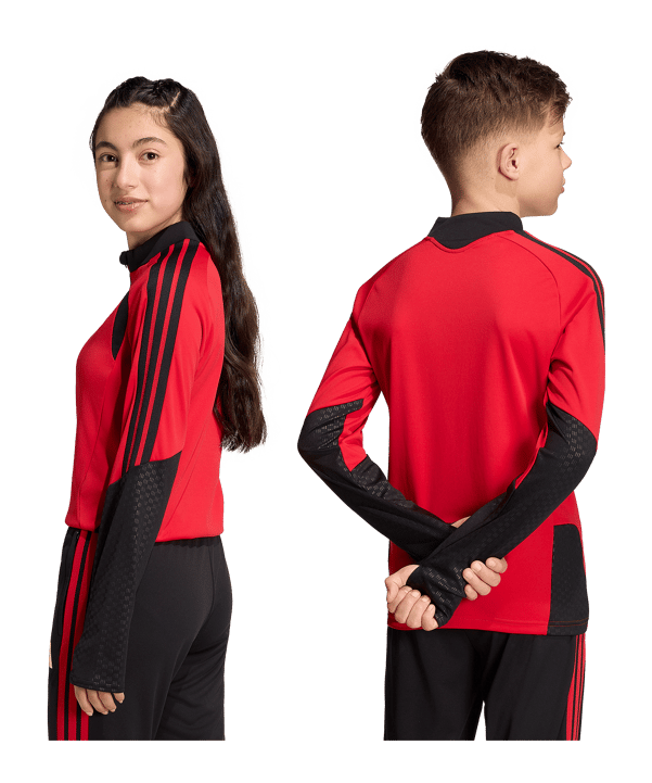 adidas Manchester United Tiro Sweatshirt Kids Rot - rot