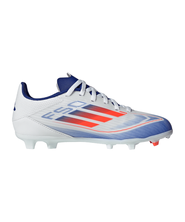 adidas F50 League FG/MG Advancement Kids Weiss Rot - weiss