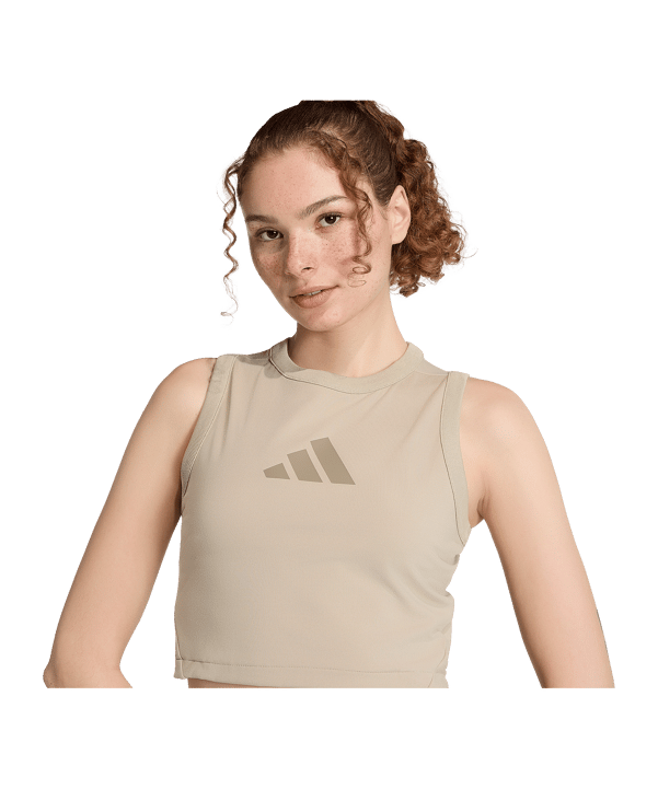 adidas Z.N.E Tanktop Damen Braun - braun