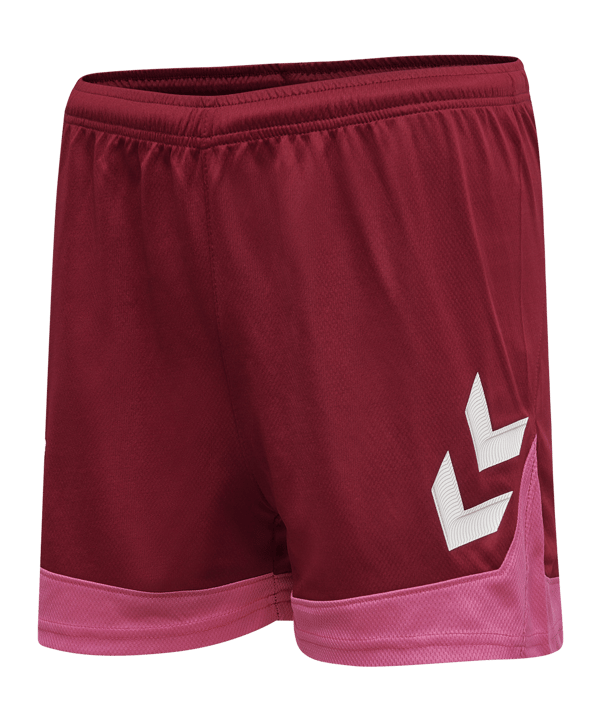 Hummel Lead Poly Shorts Damen Rot F3584 - rot
