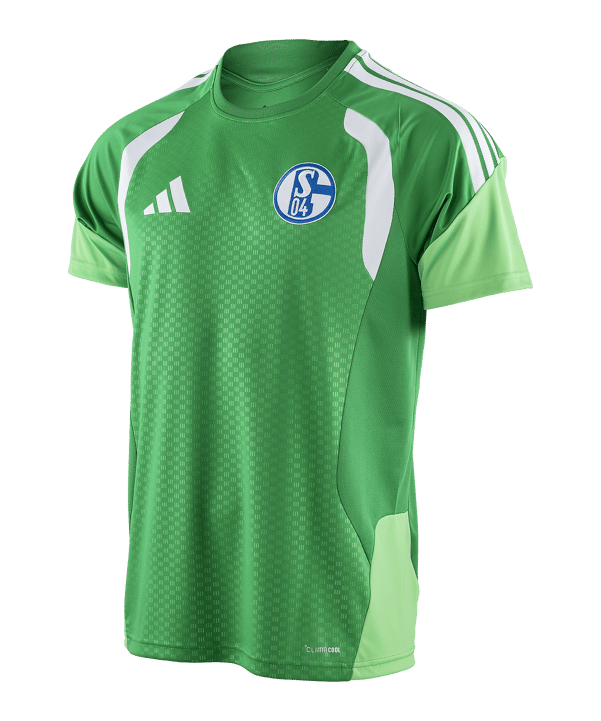 adidas FC Schalke 04 Team Trainingsshirt Grün - gruen