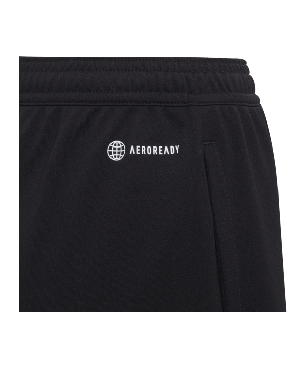 adidas Entrada 22 Trainingsshort Kids Schwarz - schwarz