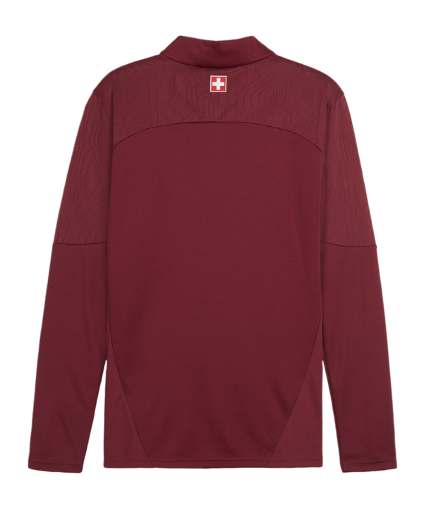 PUMA Schweiz Halfzip Sweatshirt EM 2024 Rot F08 - rot