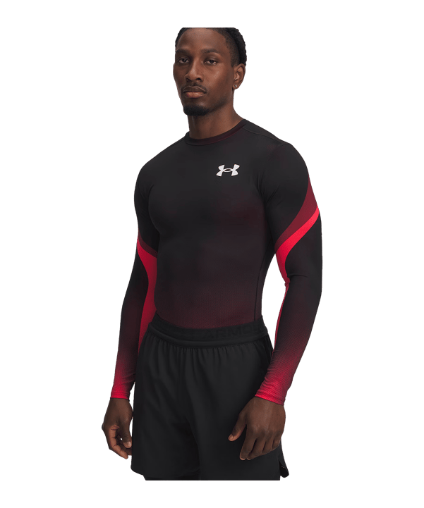 Under Armour Heatgear Sub Crew Longlseeve T-Shirt - rot