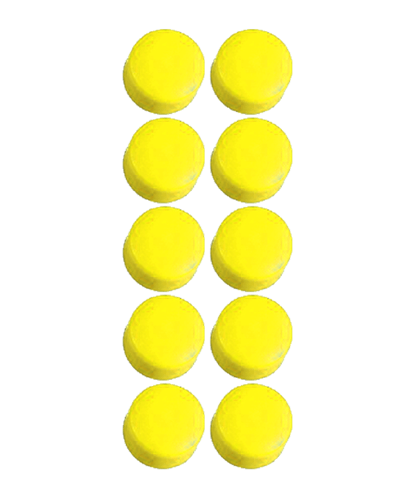 Cawila PRO Rundmagnet 10er Set 10mm Gelb - gelb
