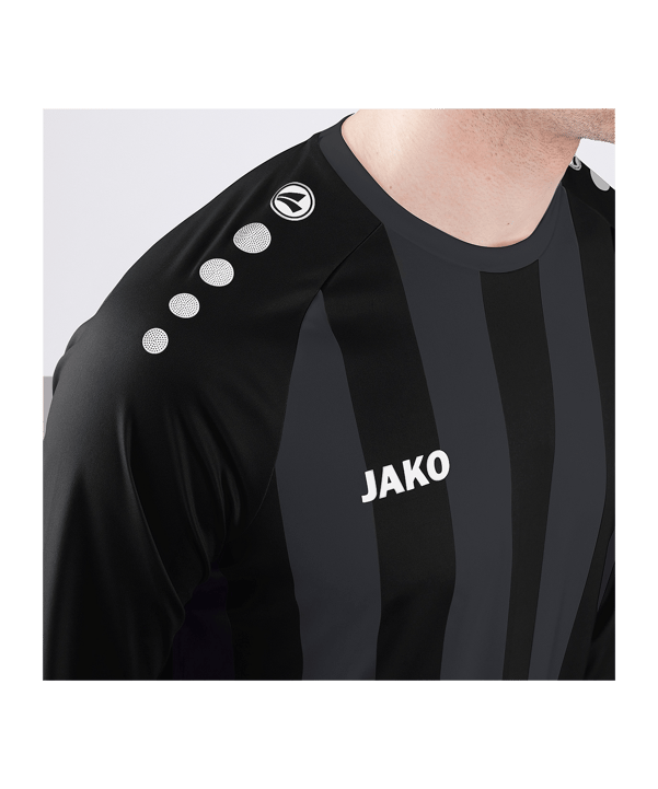 JAKO Inter Trikot Langarm Schwarz Grau F801 - schwarz