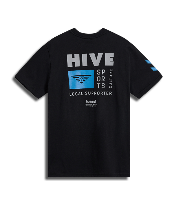Hummel hmlHIVE Mas F2001 T-Shirt Schwarz F2001 - schwarz
