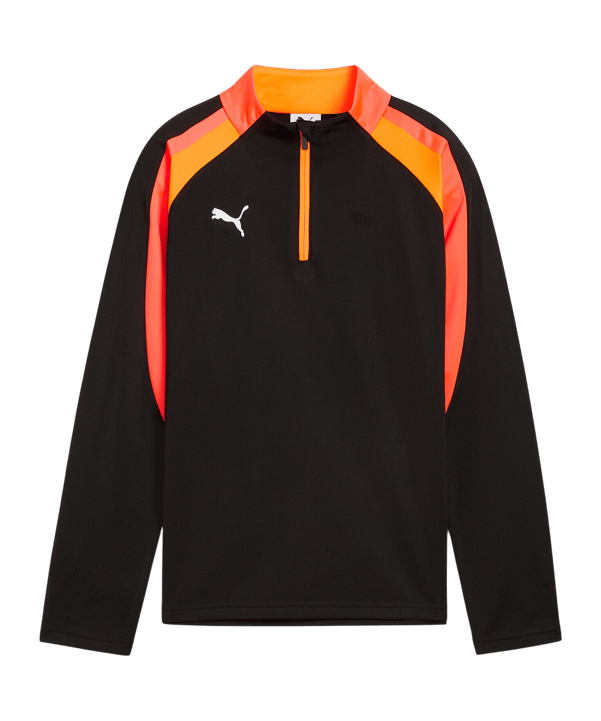 PUMA IndividualLIGA 1/4 Zip Sweatshirt Kids Schwarz F07 - schwarz