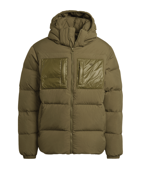 adidas Originals Down Puffer Jacke Grün - gruen