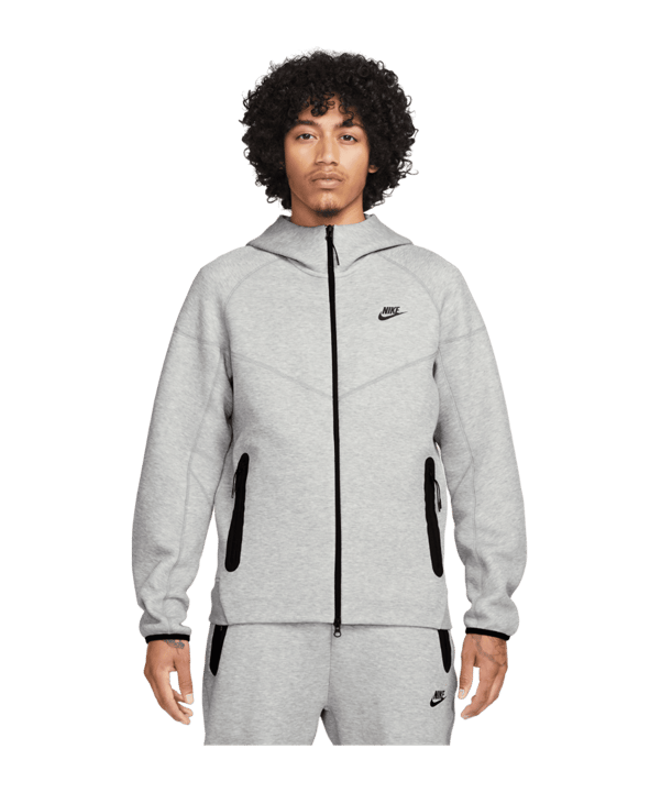 Nike Tech Windrunner Jacke Grau Schwarz F063 - grau