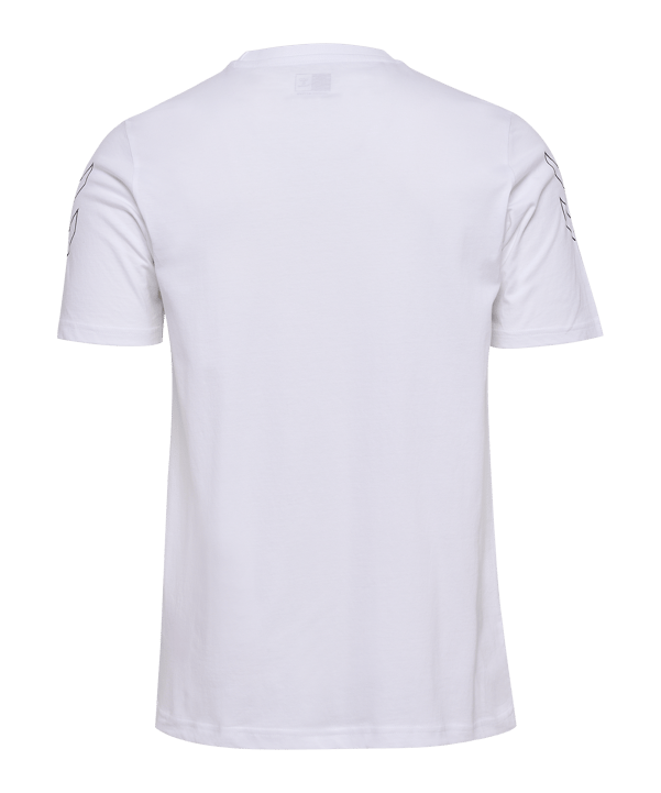 Hummel Elemental Chevron Cotton T-Shirt Weiss F9001 - weiss