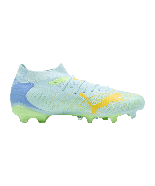 PUMA FUTURE 9 Match FG/AG Light Up Damen Gelb F01 - blau