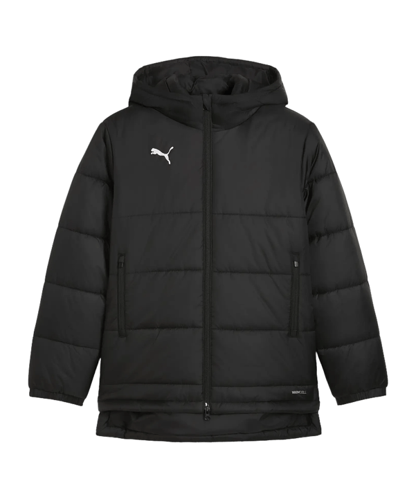 PUMA teamADDITIONS Bench Jacke Kids Schwarz F03 - schwarz