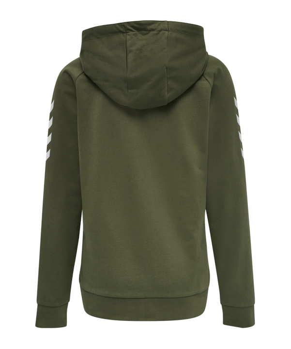 Hummel Cotton Kapuzenjacke Damen Grün F6084 - gruen