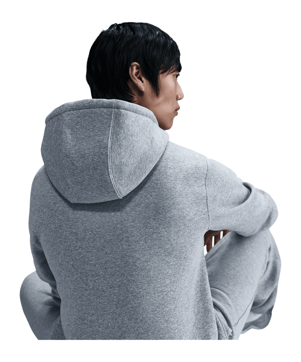 Nike Club Fleece Kapuzenjacke Grau F063 - grau