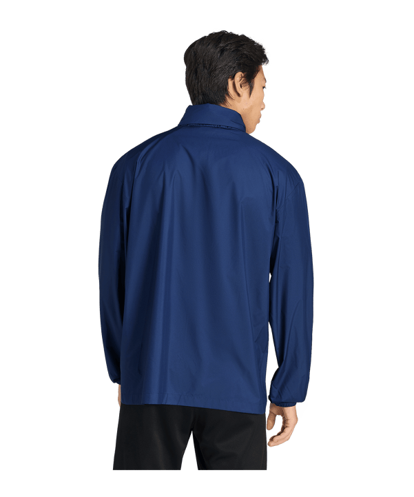 adidas Entrada 26 Regenjacke Dunkelblau - weiss