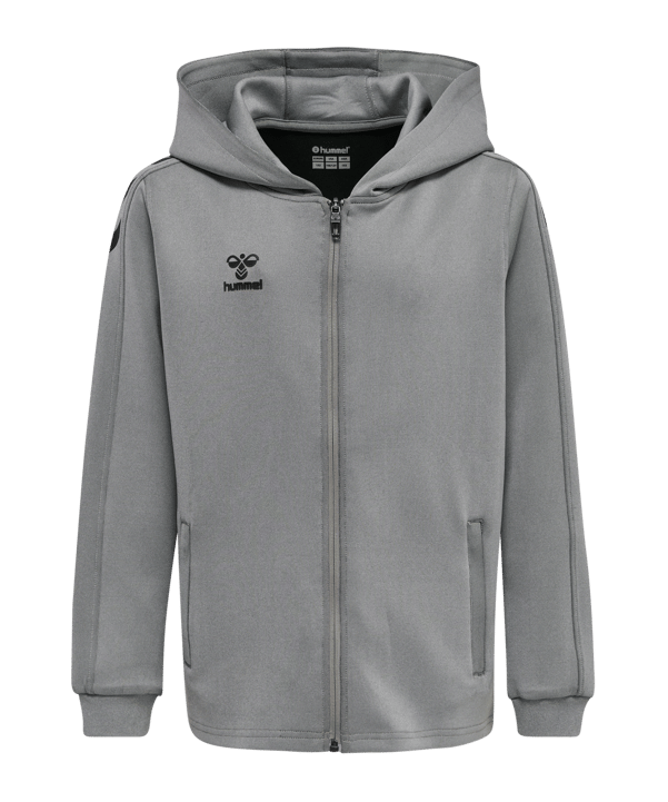 Hummel hmlCORE XK Kapuzenjacke Kids Grau F2006 - grau