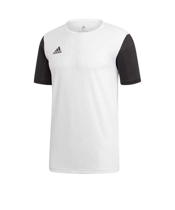 adidas Estro 19 Trikot kurzarm Kids Weiss Schwarz - weiss