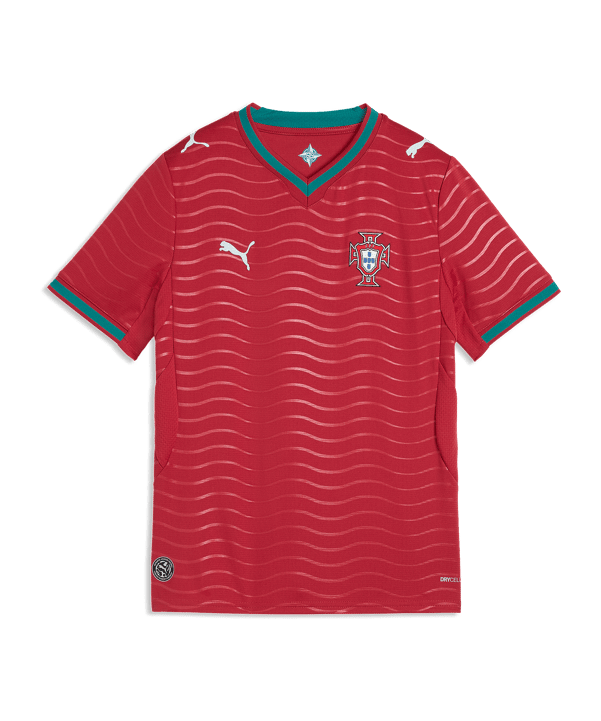 PUMA FPF Portugal Replica Trikot Home WM 2026 Kids Rot F01 - rot