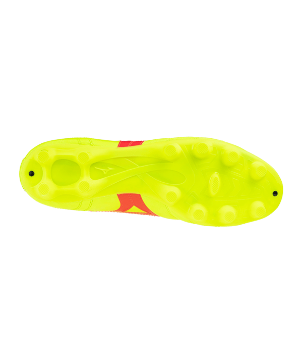 Mizuno Morelia II Club FG Dyna Gelb Rot Silber F45 - gelb