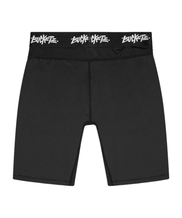 Bucketz 9in Kompression Short Schwarz - schwarz