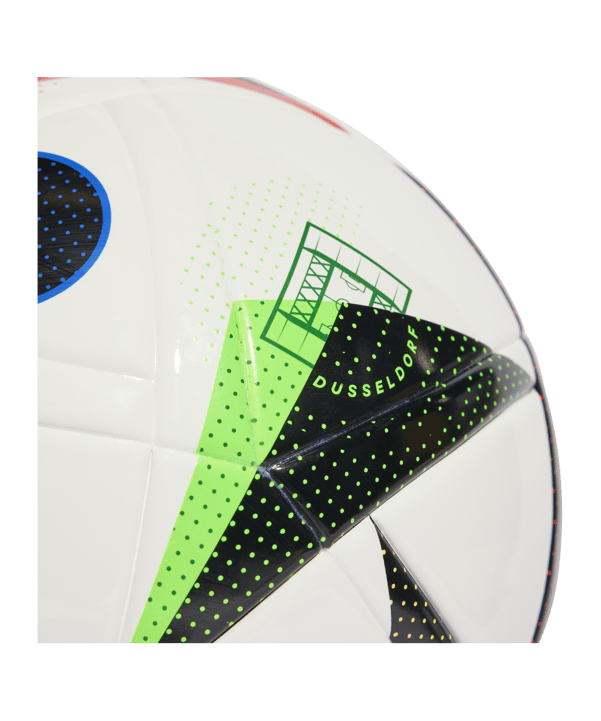 adidas Fussballliebe League Junior 350g Lightball EM 2024 Weiss Schwarz Blau - weiss
