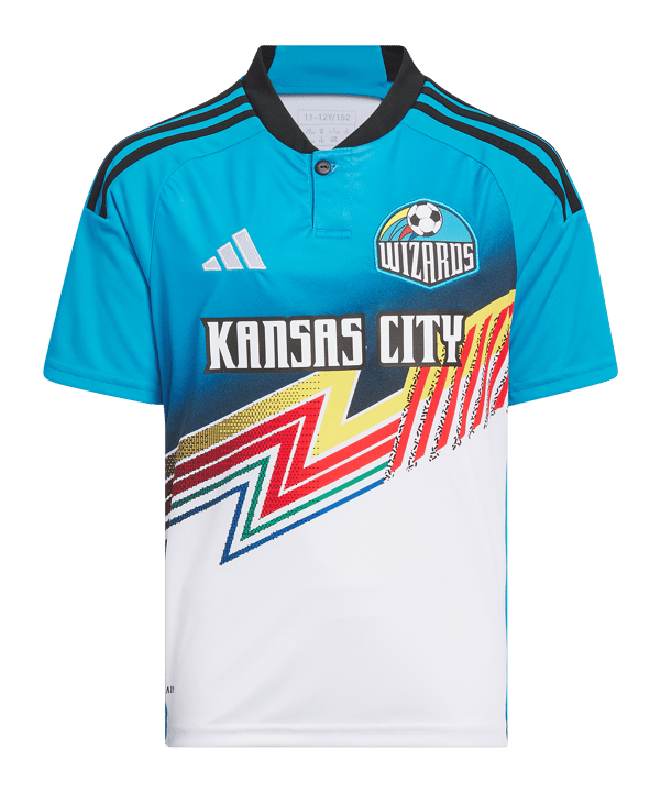 adidas Sporting Kansas City Trikot 3rd 2024 Kids Weiss - weiss