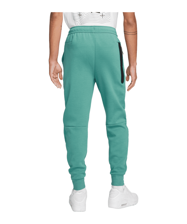 Nike Tech Fleece Jogginghose Grün Schwarz F381 - gruen