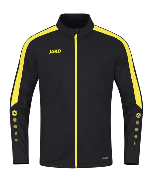JAKO Power Polyesterjacke Damen Schwarz Gelb F803 - schwarz