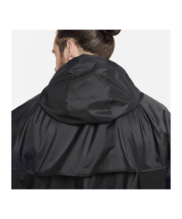 Nike Woven Windrunner Kapuzenjacke Schwarz 010 - schwarz