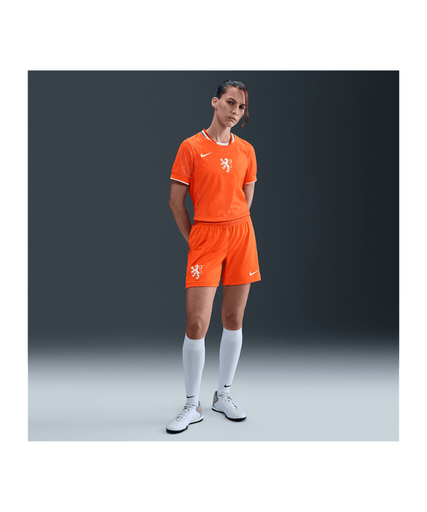 Nike Niederlande Short Home 2025 Damen Orange F819 - orange