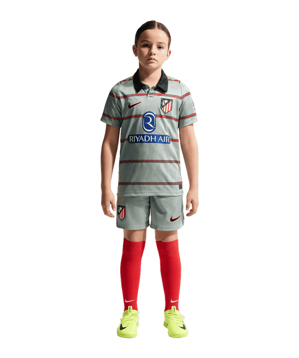 Nike Atletico Madrid Trikot 3rd 2026/2027 Kids Grau F087 - grau