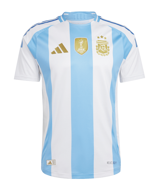 adidas Argentinien Auth. Trikot Home Copa America - weiss
