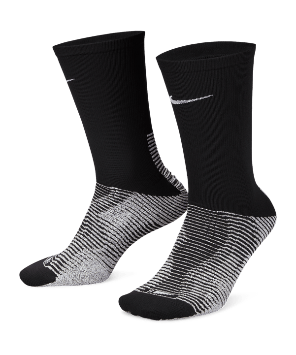 Nike Vapor Grip Crew Socken Schwarz Weiss F010 - schwarz