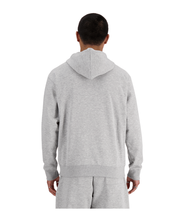 New Balance Essentials Logo French Terry Hoody - blau