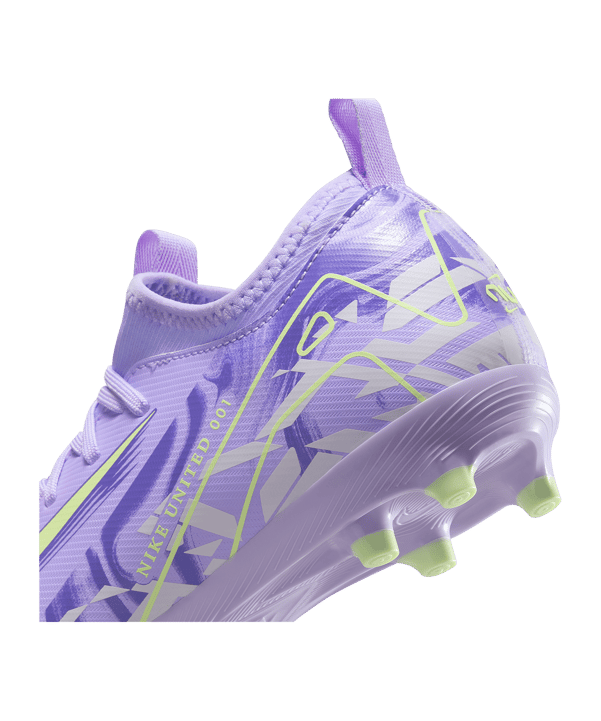 Nike Jr Air Zoom Mercurial Vapor XVI Academy FG/MG United Kids Lila F500 - lila