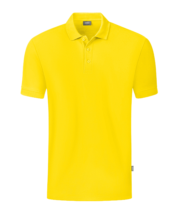 Jako Organic Polo Shirt Kids Gelb F300 - gruen
