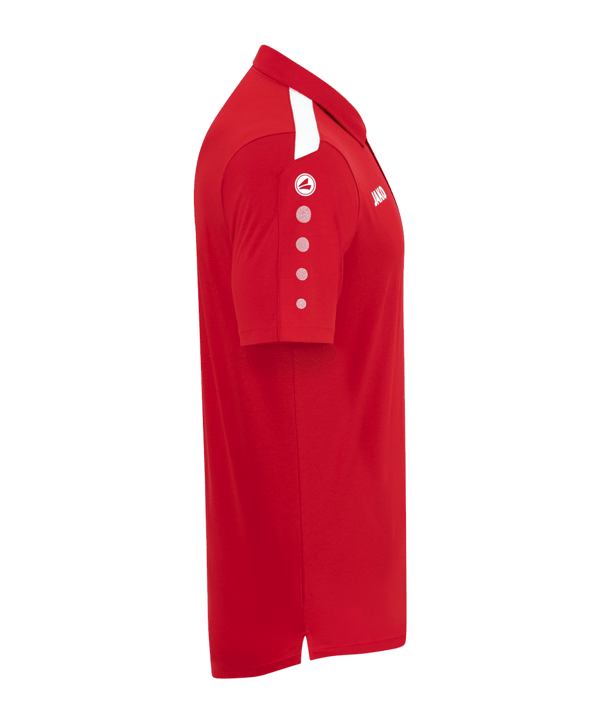 JAKO Power Poloshirt Kids Rot Weiss F100 - rot