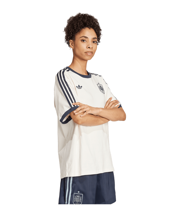 adidas Spanien T-Shirt Damen Weiß - weiss