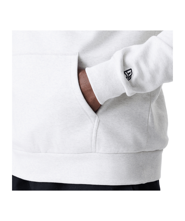 New Era MLB Script Los Angeles Dodgers Oversized Hoody Grau - grau