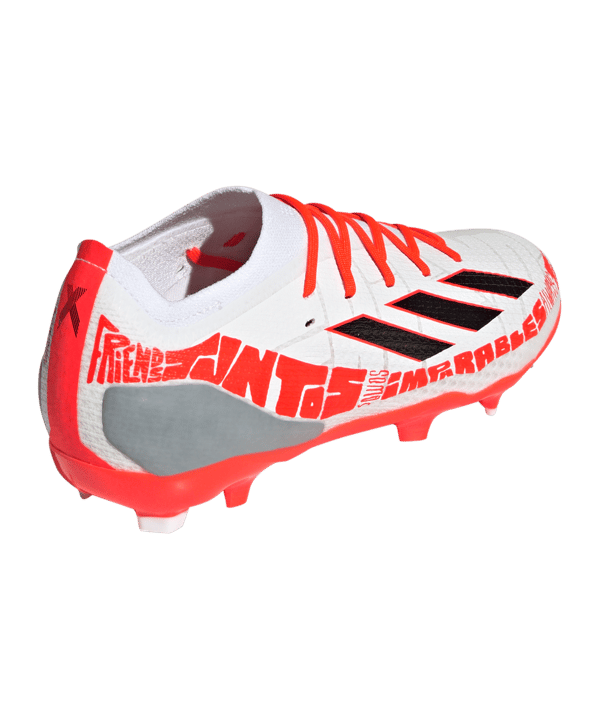 adidas X Speedportal Messi.1 FG Kids Balon te Adoro Weiss Schwarz Rot - weiss