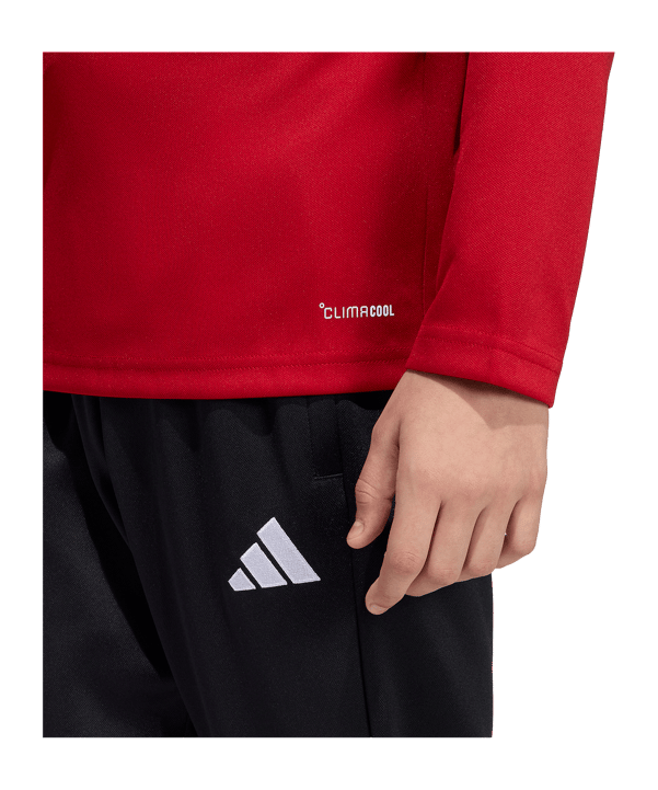 adidas Entrada 26 Training Sweatshirt Kids Rot - rot