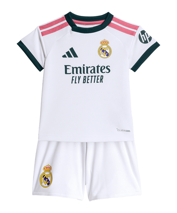 adidas Real Madrid Trikot Set Home 2026/2027 Kids Weiß - weiss