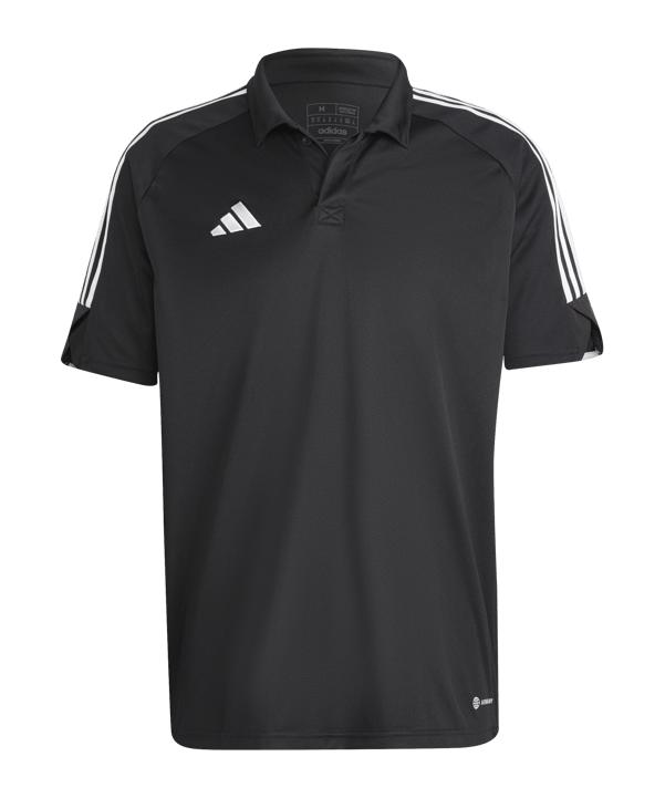 adidas Tiro 23 League Poloshirt Schwarz - schwarz