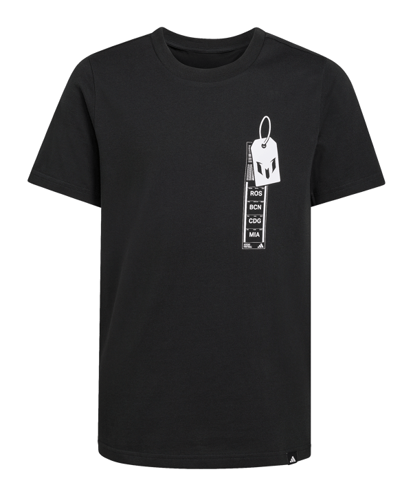 adidas Messi Fun T-Shirt Kids Schwarz - schwarz