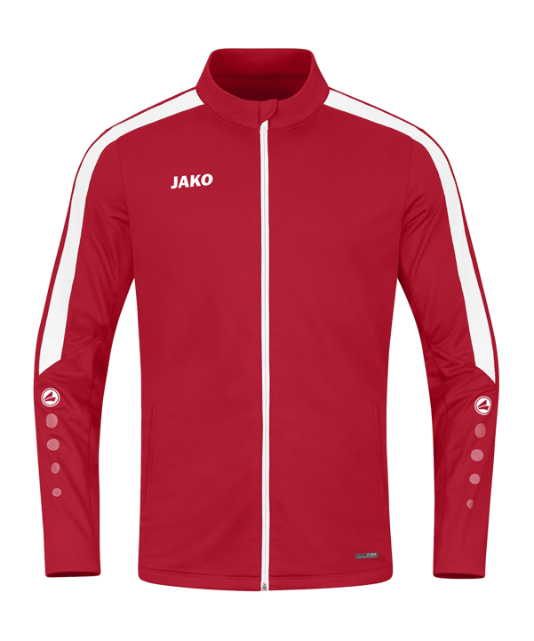JAKO Power Polyesterjacke Damen Rot Weiss F100 - rot