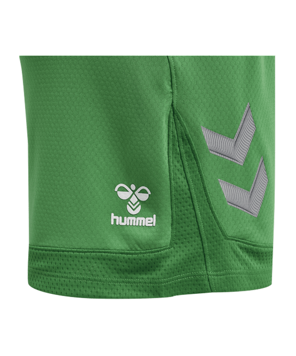 Hummel hmlLEAD Poly Short Damen Grün F6235 - gruen
