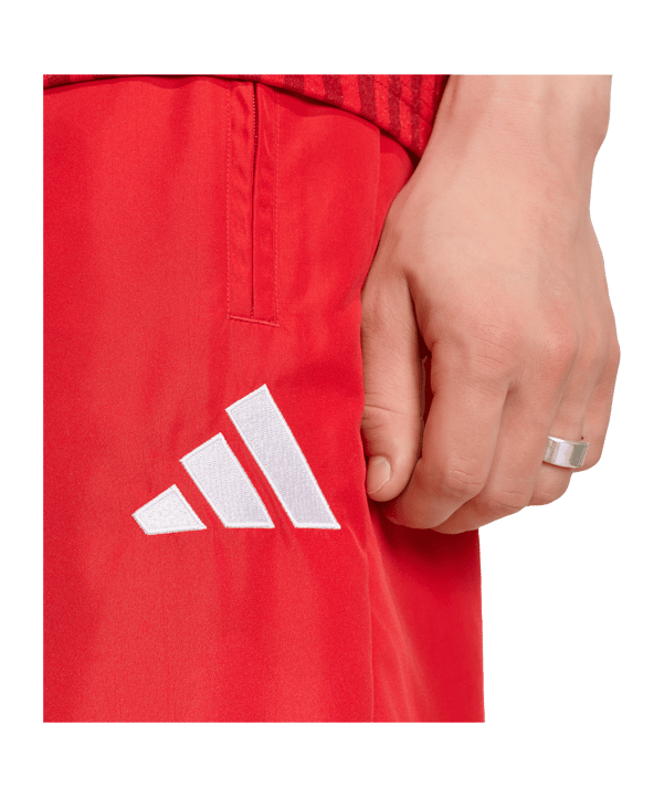 adidas FC Bayern München Stadium Track Hose Rot - rot
